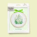 Snowdrops embroidery kit