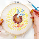 Sunflower embroidery kit