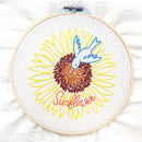 Sunflower embroidery kit