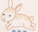 Bunny embroidery pattern - PDF