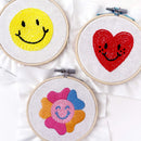 Smiley Face embroidery kit