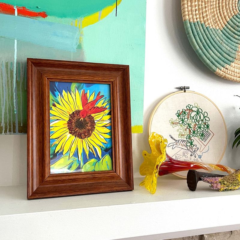 Sunflower art print