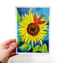 Sunflower art print