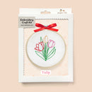 Tulip embroidery kit