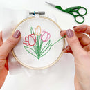 First Blooms - 5 embroidery kit bundle
