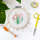First Blooms - 5 embroidery kit bundle