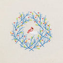 Tweet Wreath embroidery pattern - iron-on