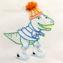 Tyranno embroidery kit for beginners