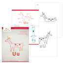 Uu Unicorn embroidery pattern - PDF