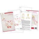 Uu Unicorn embroidery pattern - iron-on