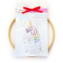 Unicorn embroidery kit for beginners