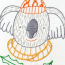 Winter Koala embroidery kit