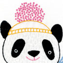 Winter Panda embroidery kit