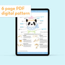 Winter Panda - PDF pattern