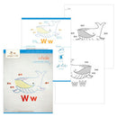 Ww Whale embroidery pattern - PDF