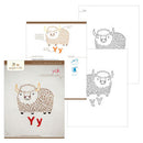 Yy Yak Fish embroidery pattern - PDF