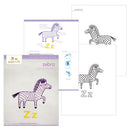 Zz Zebra embroidery pattern - PDF