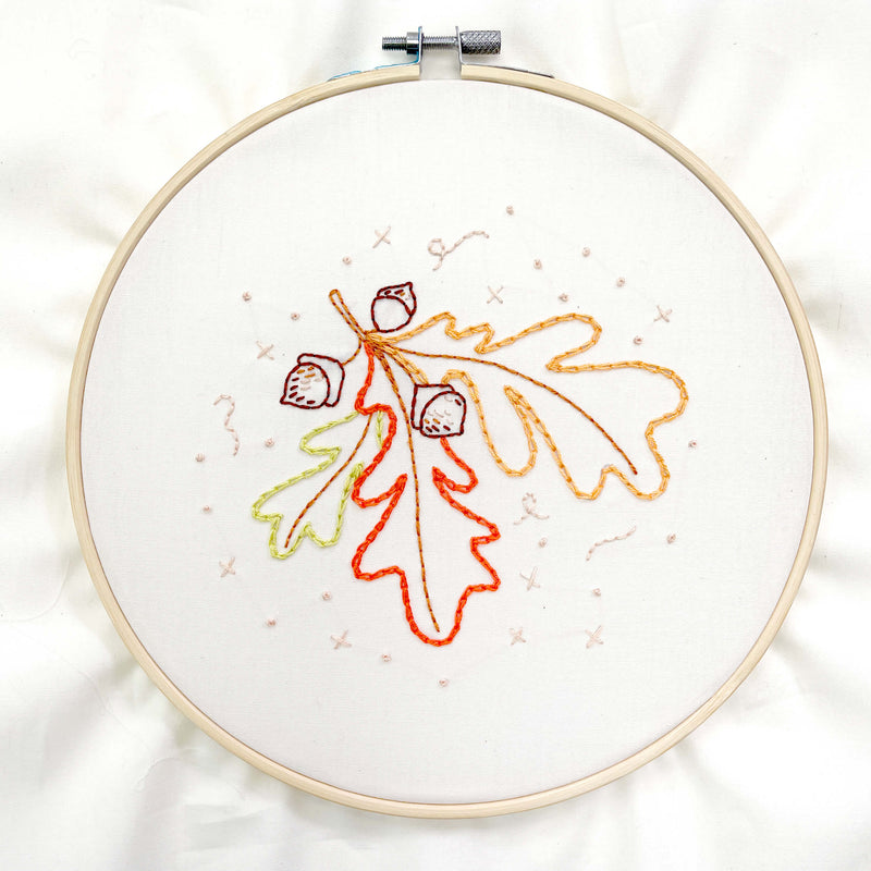Autumn Sparkle embroidery kit