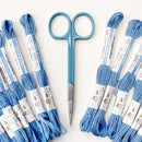 4.5-inch colorful straight embroidery scissors