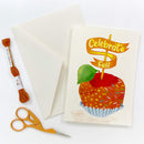 'Celebrate Fall' Caramel Apple card