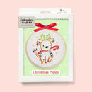 Christmas Puppy embroidery kit