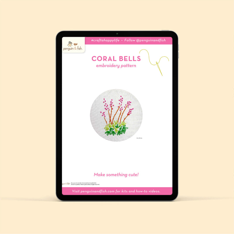 Coral Bells - PDF pattern