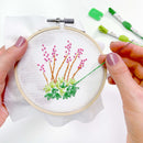 Coral Bells embroidery kit