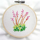 Coral Bells embroidery kit