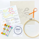 Fabric Scissors embroidery kit