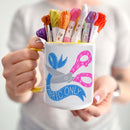Fabric Scissors coffee mug