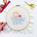 Feeling Good embroidery kit