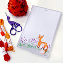 Summer Fox notepad