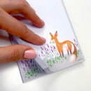 Summer Fox notepad