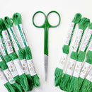 4.5-inch colorful straight embroidery scissors