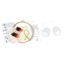 Hedgehog embroidery kit for beginners