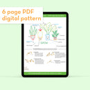 Houseplants - PDF pattern