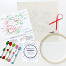 Hummingbird embroidery kit