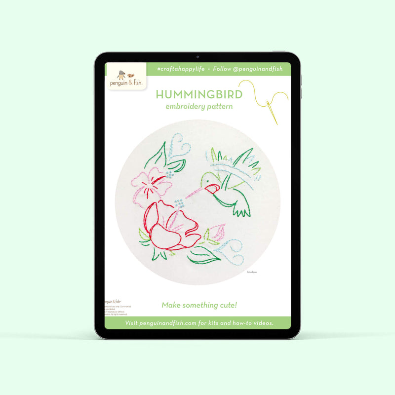 Hummingbird - PDF pattern