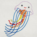 Jellyfish embroidery kit for beginners