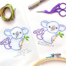 Kk Koala embroidery pattern - PDF