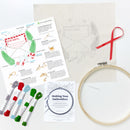 Letter to Santa embroidery kit