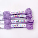 Single color embroidery floss packs - 4 skeins