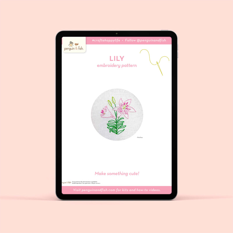 Lily - PDF pattern