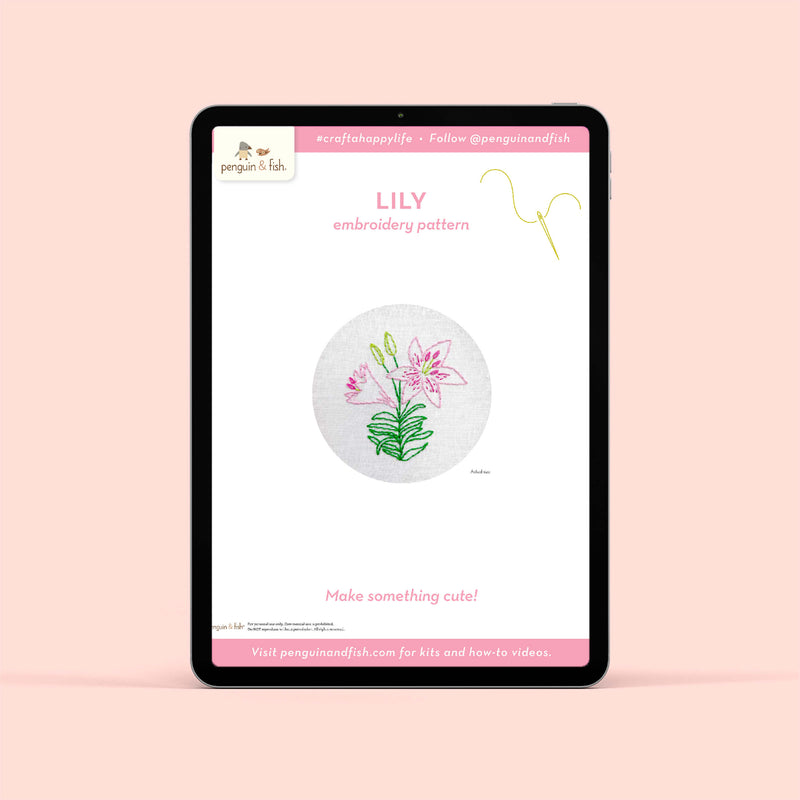 lily flower font Lily