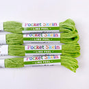 Single color embroidery floss packs - 4 skeins