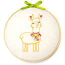 Llama embroidery kit