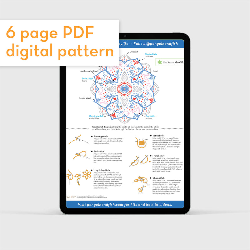 Mandala Love - PDF pattern