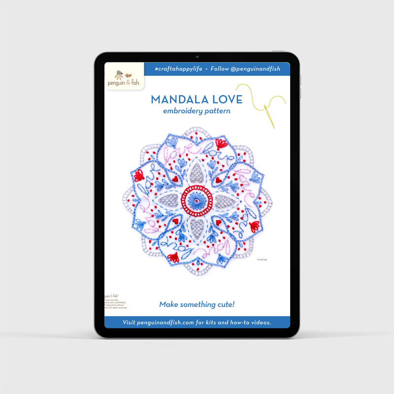Mandala Love - PDF pattern