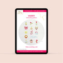 Merry Icons - PDF pattern