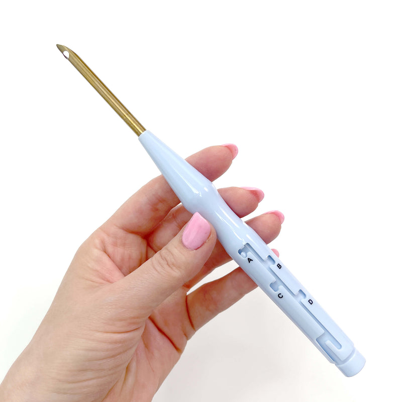 Punch needle tool - adjustable